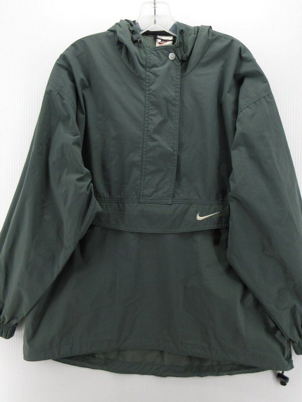 VTG Nike Jacket Medium Anorak Coat Windbreaker 1/4 Zip Hoodie 90s *